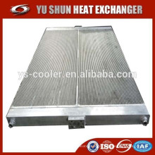 china supplier high performance aluminum air compressor oil radiator / oil cooler radiator